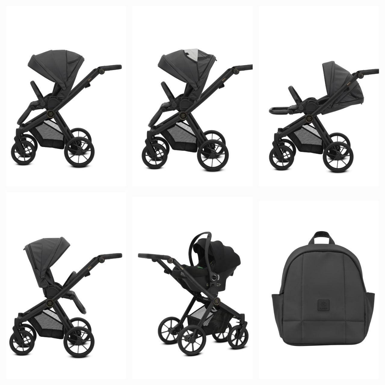 Kunert Brav Baby stroller 3in1 Luxurious Mint